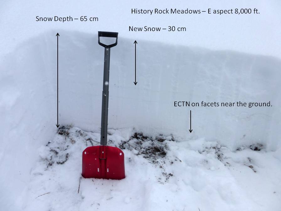 History Rock Snowpack - 12/14/14 History Rock Snowpack - 12/14/14